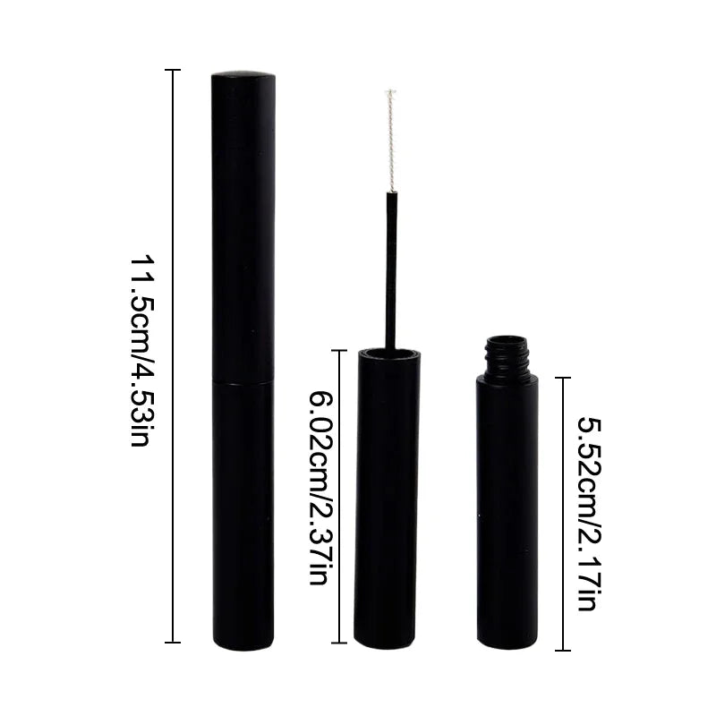 5ml Empty Refillable Mascara Tube with Ultra Fine Brush Wand Refillable Mascara Tube QXL