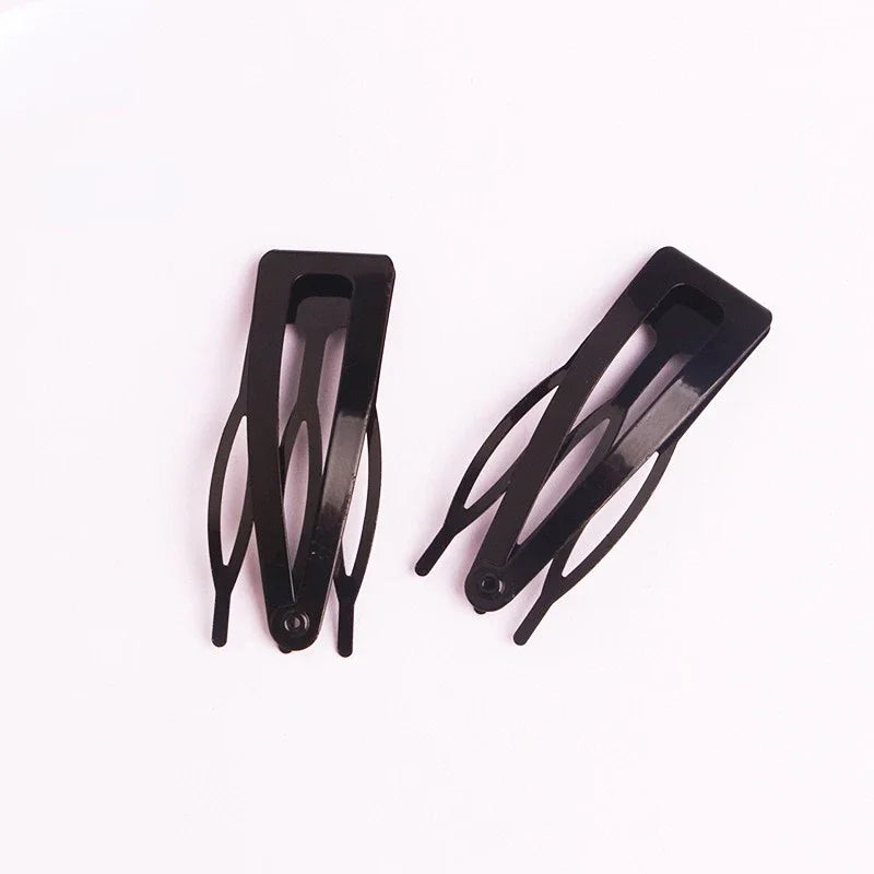 5-Pack Metal Snap Hair Clips | Click Clack Updo Hairpins Snap Hair Clips QXL 5pcs NO.1
