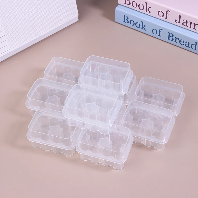 10-Pack Clear 10-Slot Stackable Vial Storage Case | Freezer Safe Vial Storage Case QXL