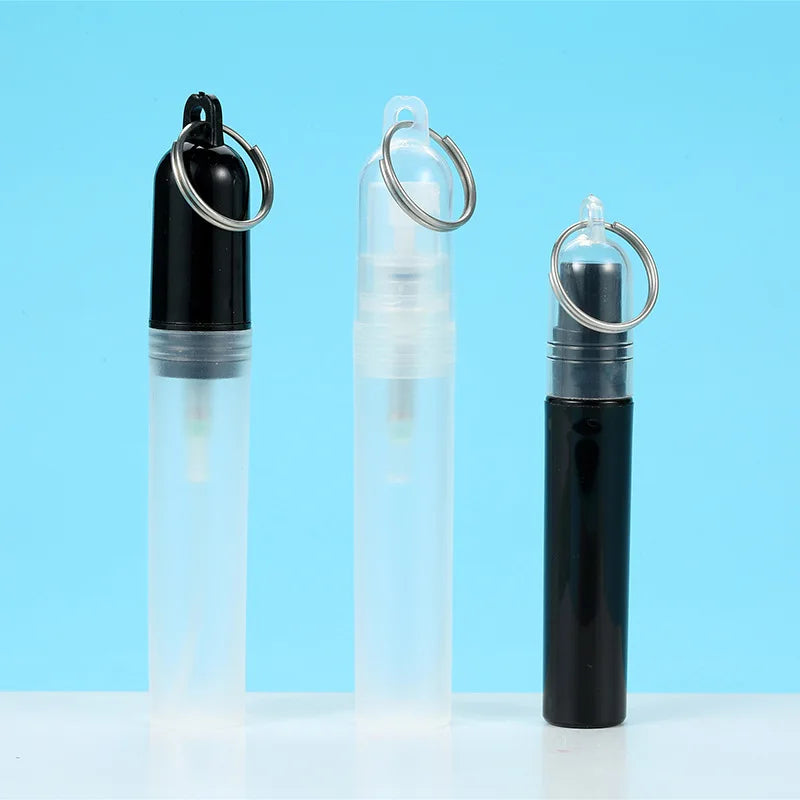 Mini Refillable Perfume Spray Bottle 3ml 5ml with Key Ring Perfume Atomiser QXL 5ml random color
