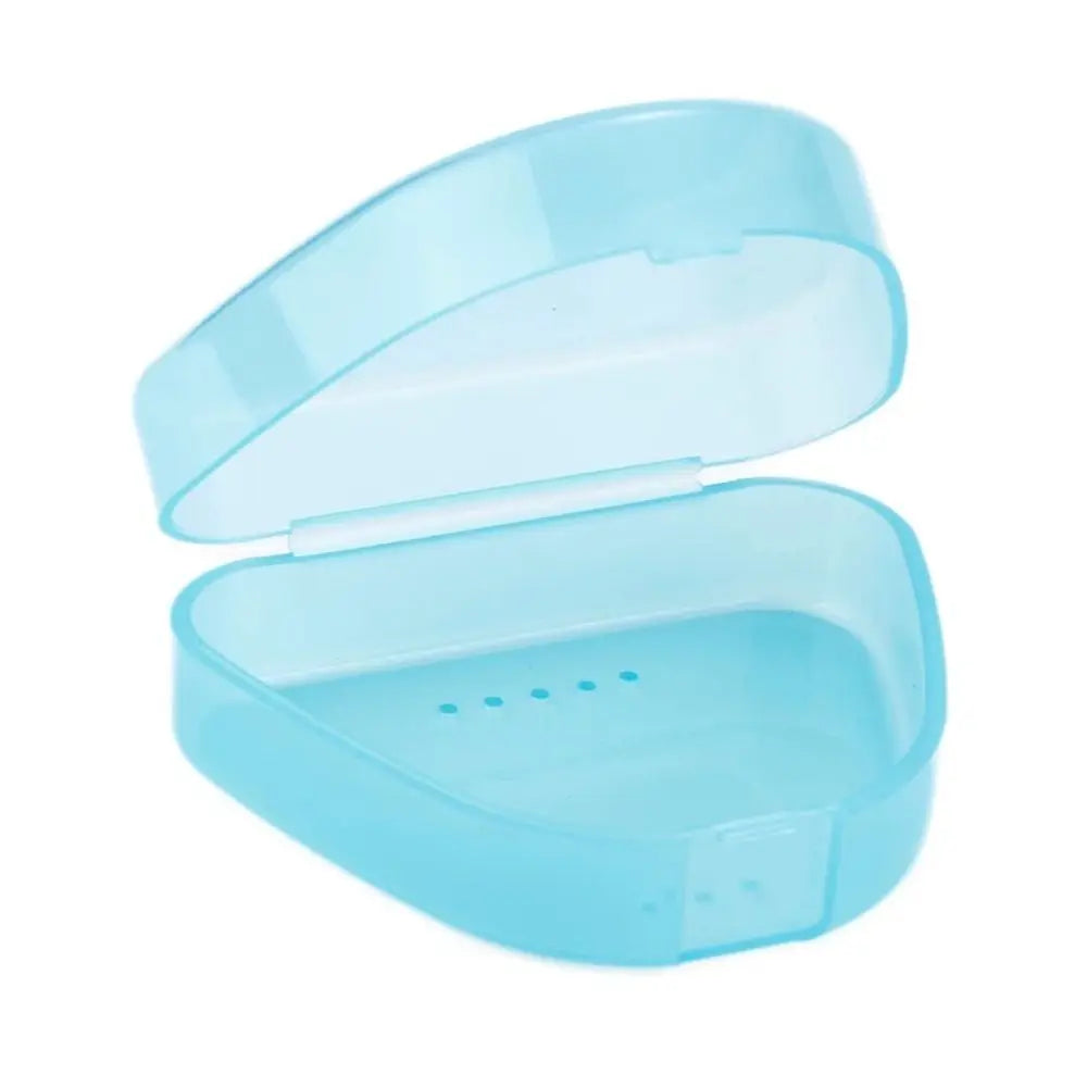 Portable Denture Storage Box | Snap-Fit Lid & Vented Case Denture Storage Box QXL