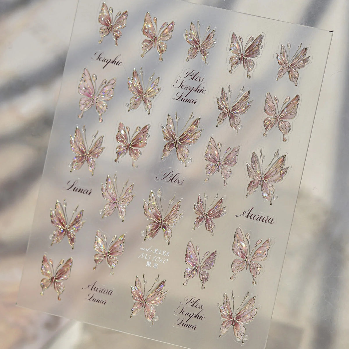 Gothic Spider Cobweb 5D Nail Stickers | Punk Rhinestone Decals Nail Art Stickers QXL MS1060