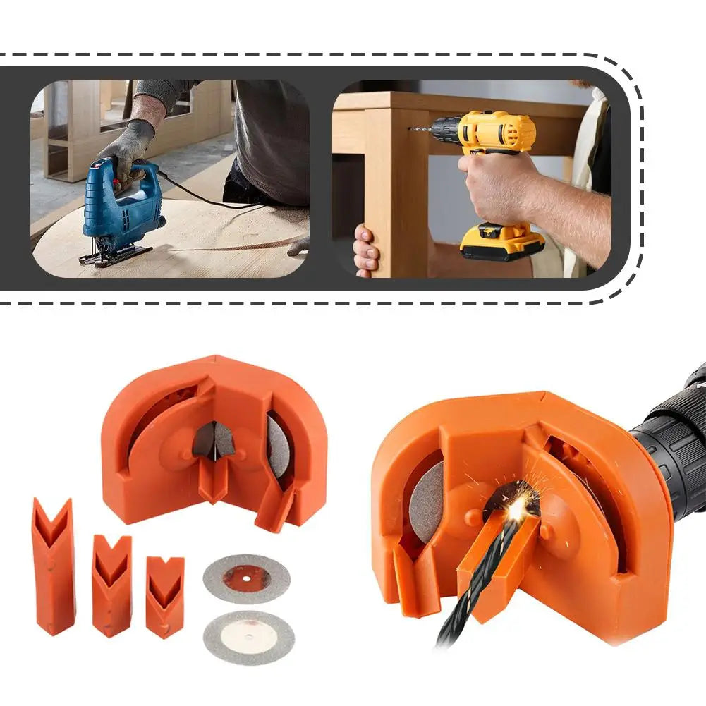 Electric Drill Bit Sharpener 2–16mm Twist Bit Grinder Tool Drill Bit Sharpener QXL
