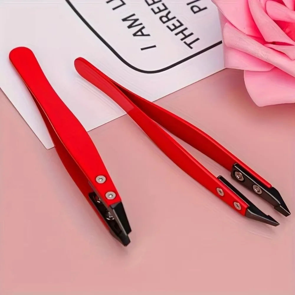 Zirconia Ceramic Pointed Tweezers – Brows, Lash & Beard Precision Tweezers QXL