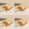 Cat Bag Hook Hanger | Desk Table Hook for Bags & Backpacks Desk Bag Hook QXL Yellow