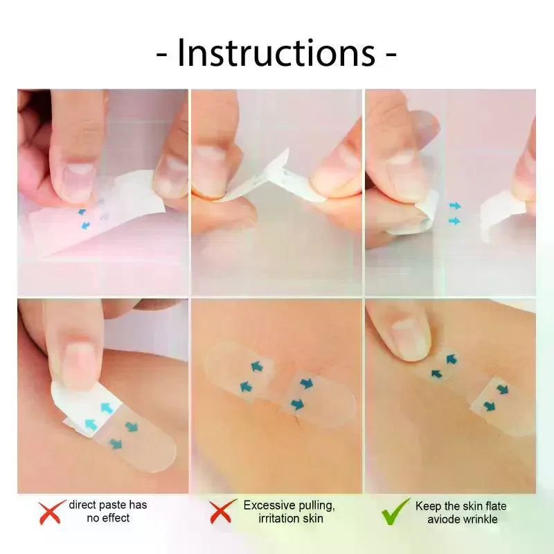 Invisible Face Lift Tape – V-Shape Chin & Neck Lifting Patches Face Lifting Tape QXL