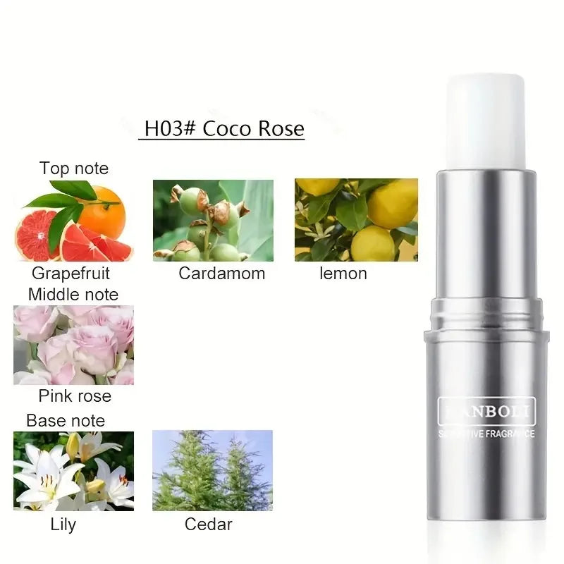 Solid Perfume Balm Stick | Long-Lasting Fragrance for Women Solid Perfume Balm QXL 03