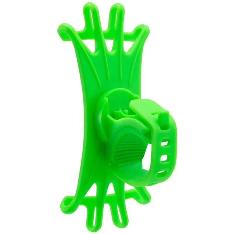 Silicone Bike Phone Holder | 360° Handlebar Mount – iPhone & Android Bike Phone Mount QXL Rotatable Green