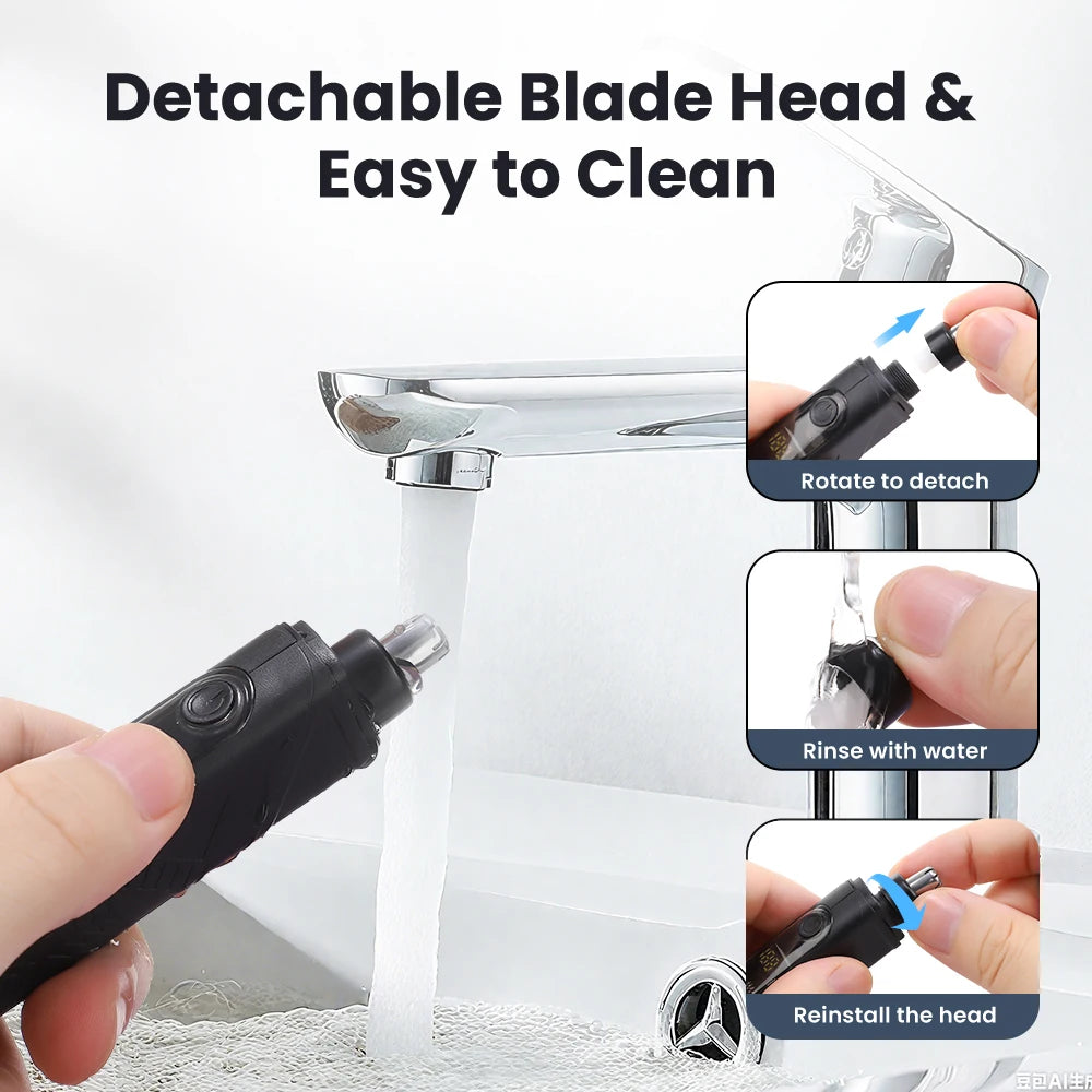 Mini Rechargeable Electric Nose & Ear Hair Trimmer | Ms.Dear Nose & Ear Trimmer QXL
