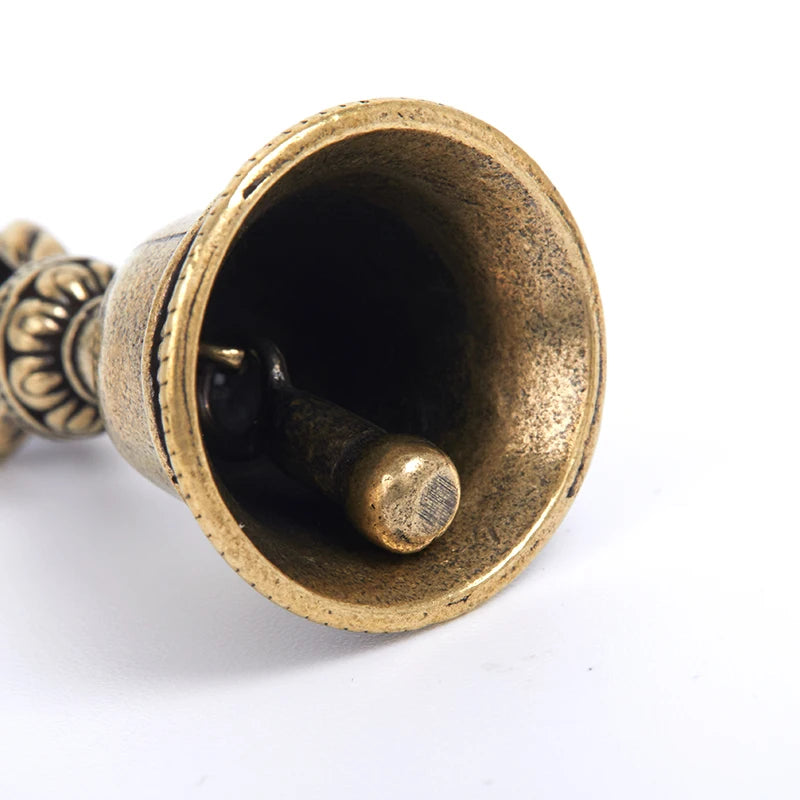 Tibetan Bronze Vintage Wind Bell | Copper Hand Bell Decorative Wind Bell QXL
