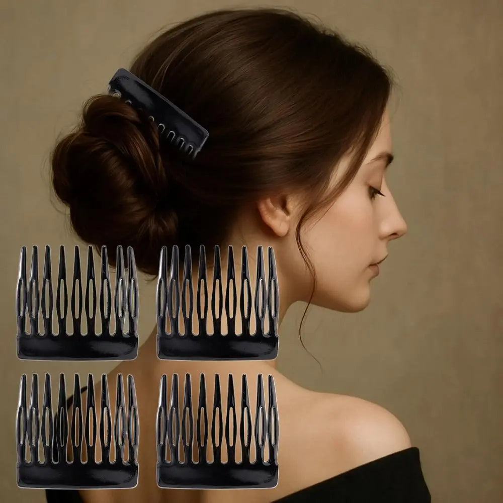 French Side Slide Hair Comb | Bun & Braid Styling Clip Hair Slide Comb QXL