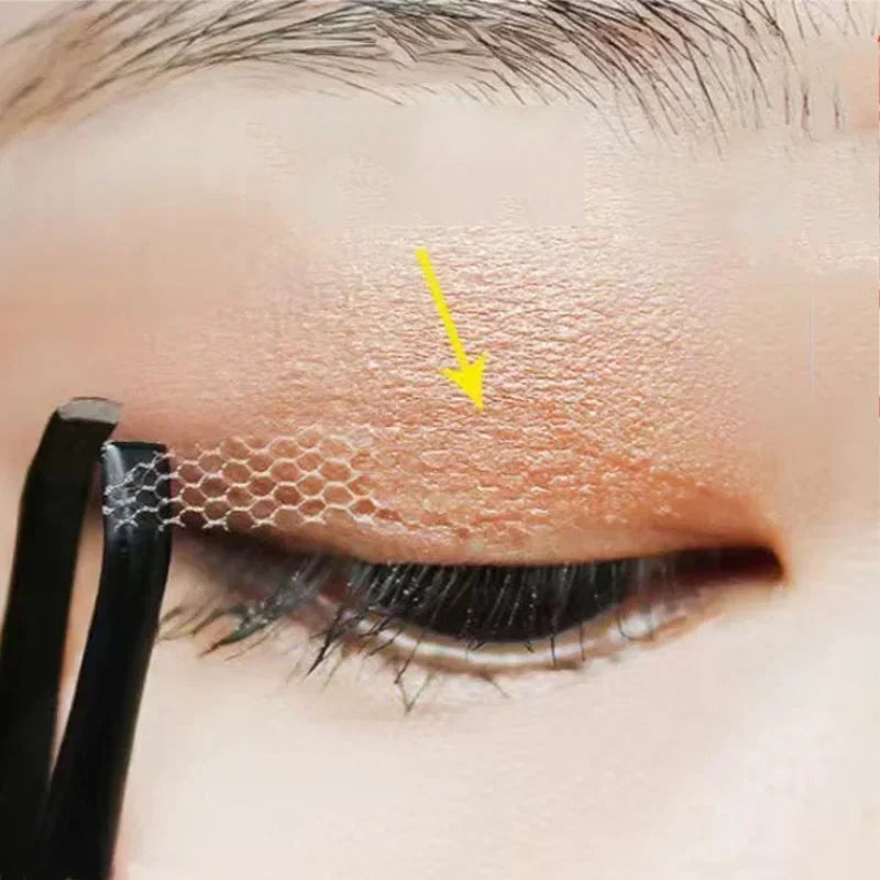 Lace Mesh Double Eyelid Tape Strips | Breathable Lift Stickers Eyelid Tape Strips QXL
