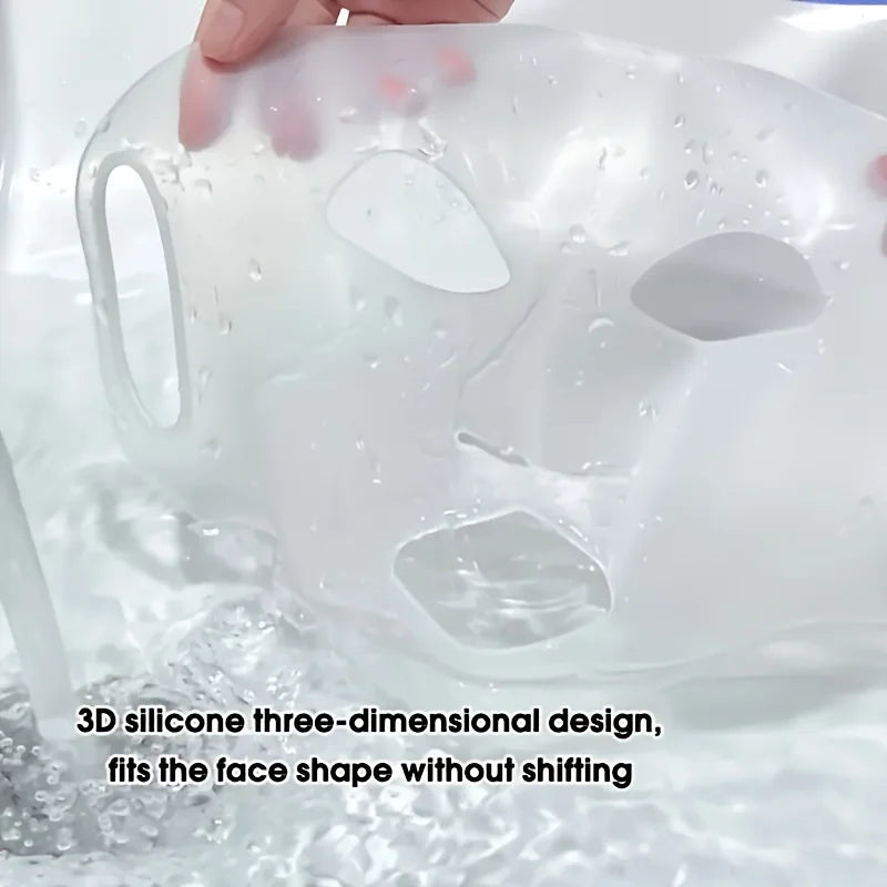 Reusable 3D Silicone Ear Hook Face Mask | Moisturizing Tool Silicone Face Mask QXL