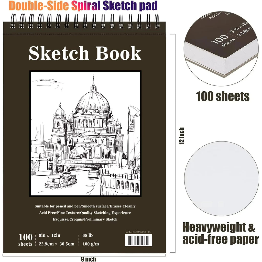 Professional Sketchbook Drawing Pad | Art Sketch Notebook Sketch Notebook QXL 1pc