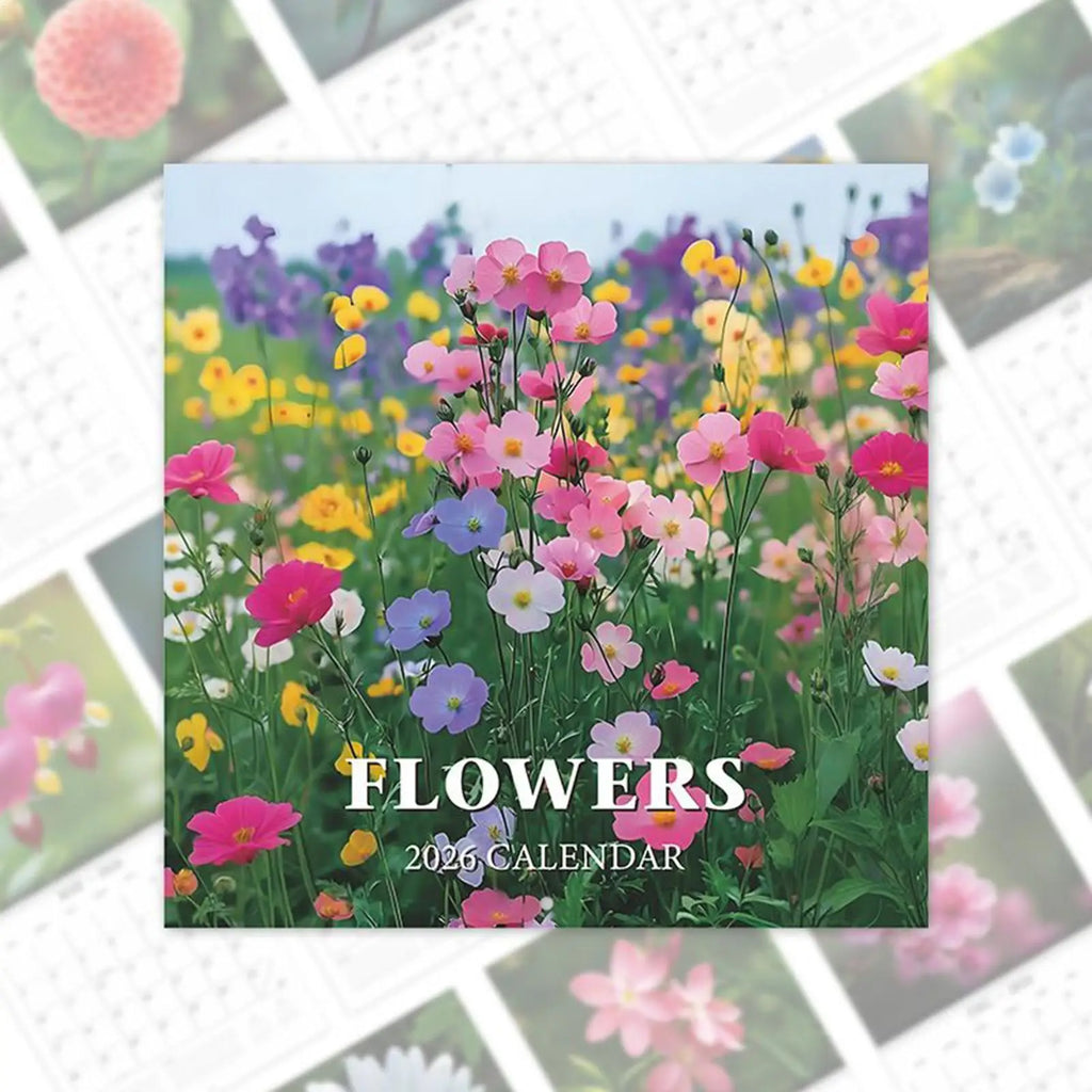 2026 Floral Wall Calendar – Monthly Planner 11×11 in Wall Calendar QXL