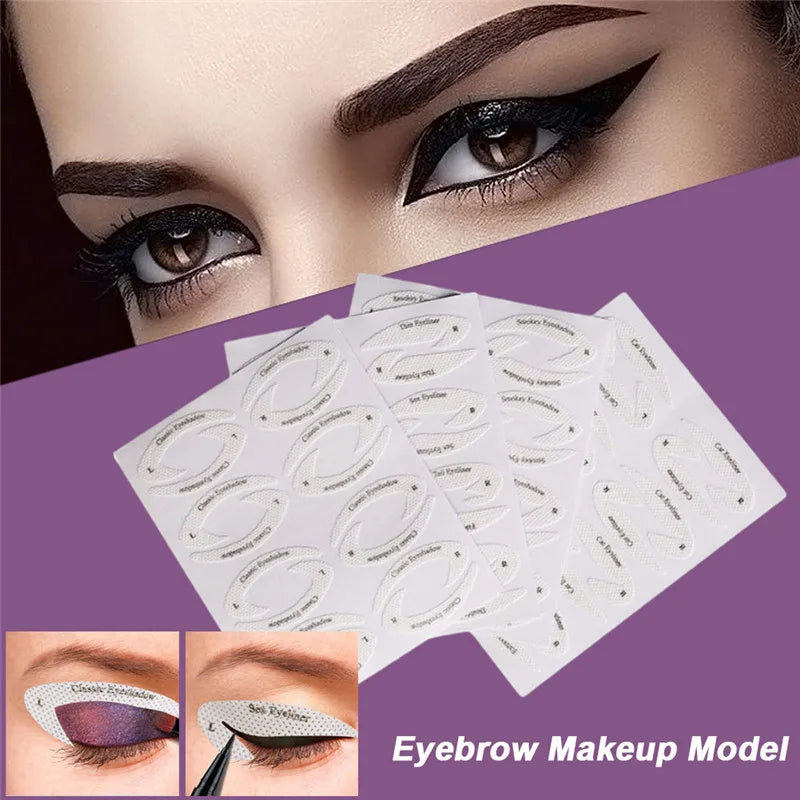 Eyebrow & Eyeshadow Stencil Set | Eyeliner Shaping Guide Eyebrow Stencil Set QXL