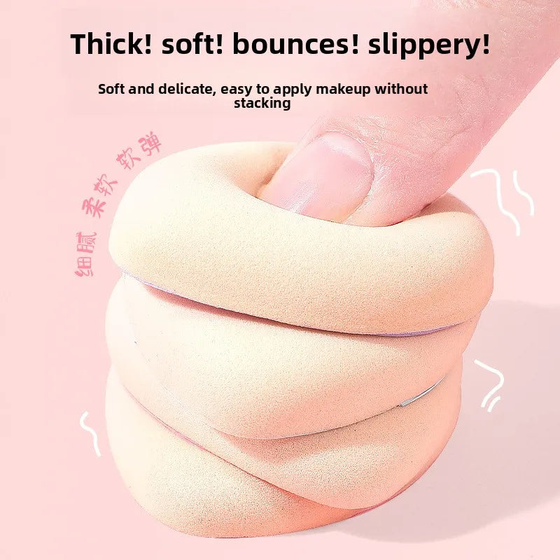 5-Pack Mini Finger Puff Sponges | Foundation & BB Cream Applicator Makeup Sponge Applicator QXL