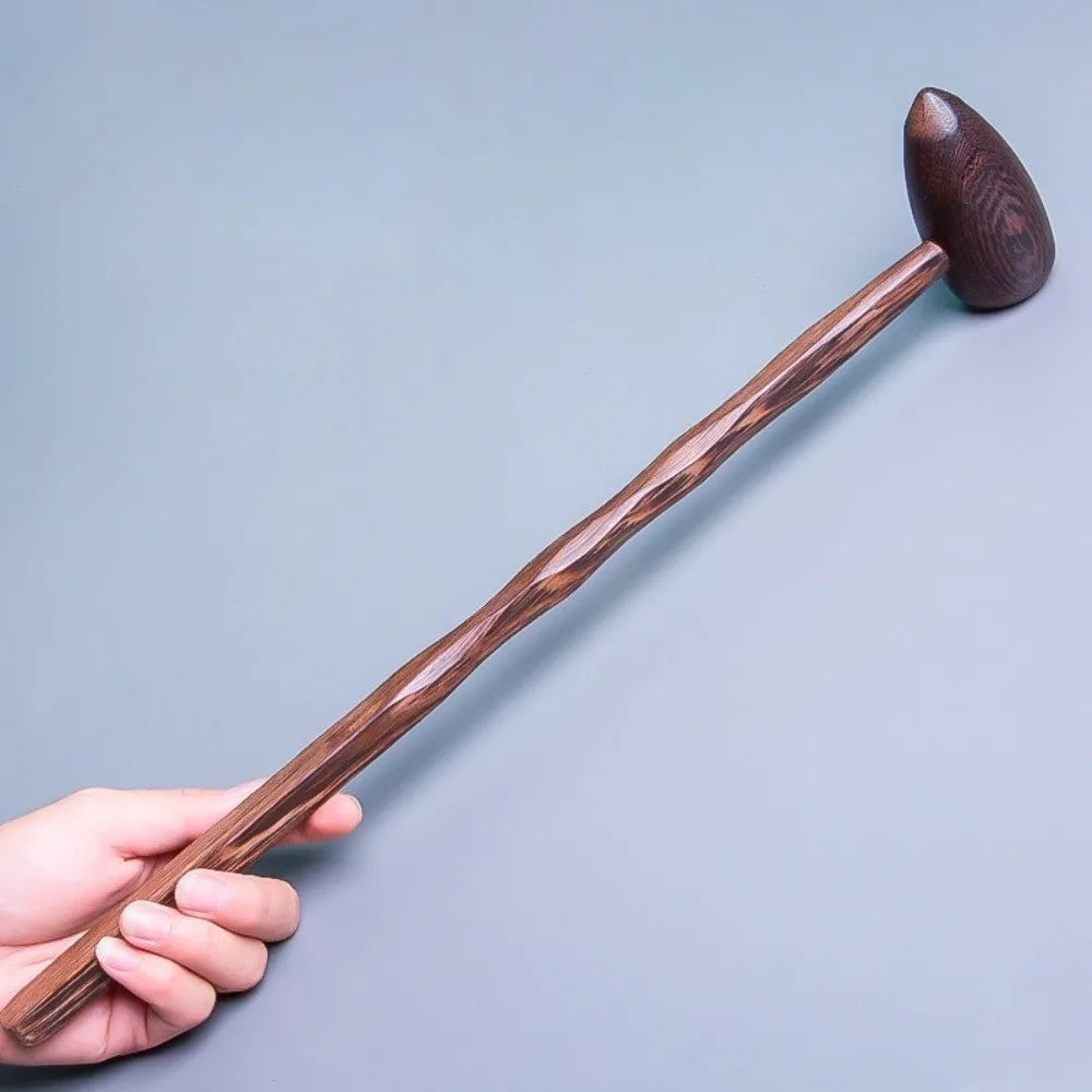 Gourd Shape Wooden Massage Hammer | Acupressure Roller Wooden Massage Hammer QXL