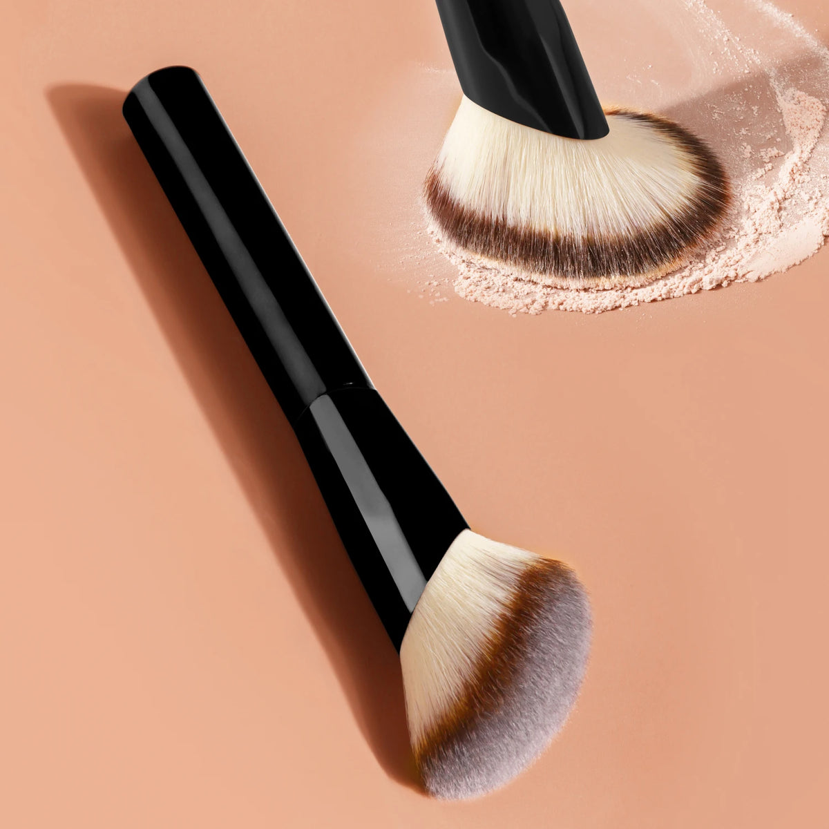 Ronshadow Angled Foundation Contour Brush | Soft Synthetic Makeup Contour Brush QXL