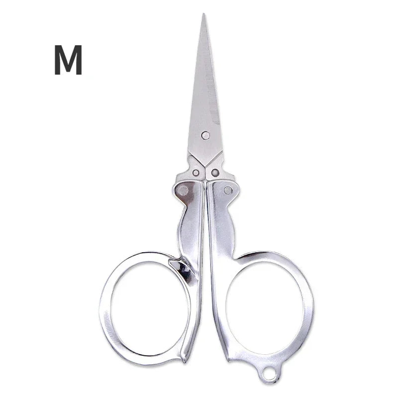 Folding Pocket Scissors – Mini Travel & Craft Thread Scissors Folding Craft Scissors QXL M122 M-1Pcs