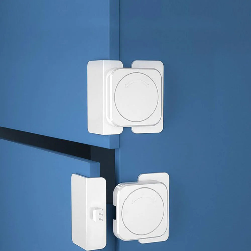 Child Safety Cabinet & Fridge Lock | Toddler Proof Buckle Child Safety Lock QXL