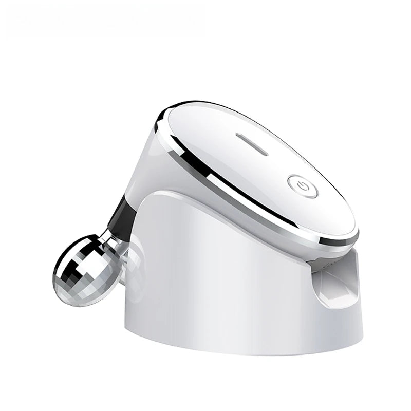 Dual Roller EMS Face & Neck Massager | 2-in-1 Lifting Device EMS Face Massager QXL White with box