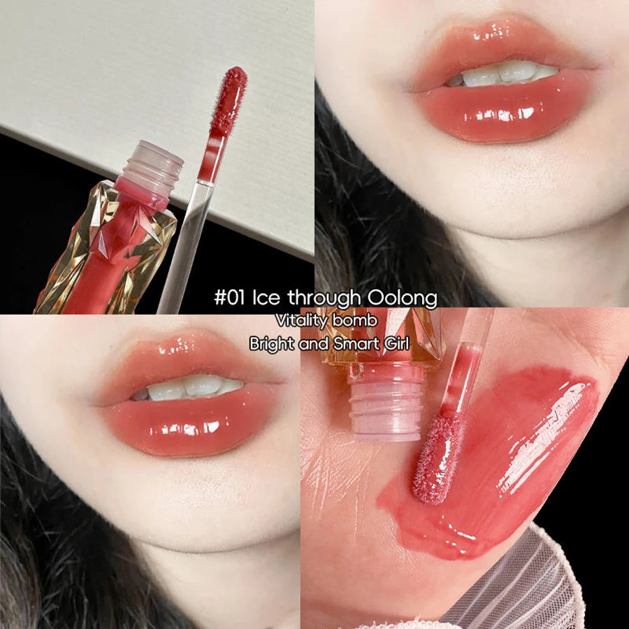 MAXFINE Mirror Lip Gloss – Waterproof, Long-Lasting & Hydrating Lip Gloss QXL