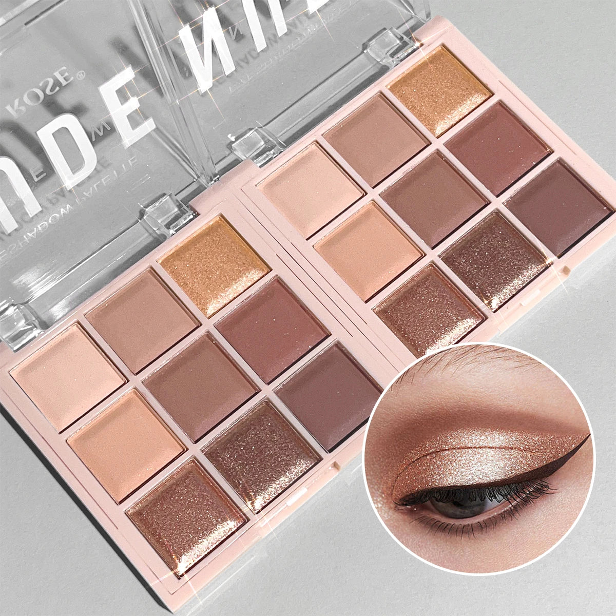 9-Color Eyeshadow Palette | Glitter, Shimmer & Matte Shades Eyeshadow Palette QXL