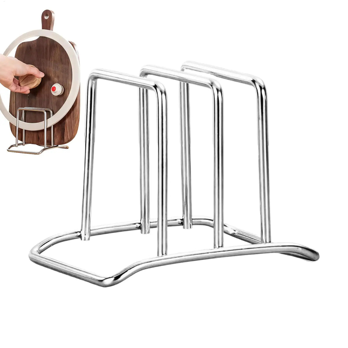 Stainless Steel Cutting Board & Baking Sheet Rack Organizer Kitchen Storage Rack QXL