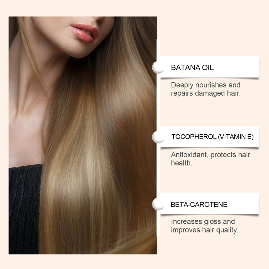 HOEGOA Batana Oil Hair Treatment – Shine, Nourish & Strengthen Hair Treatment Mask QXL