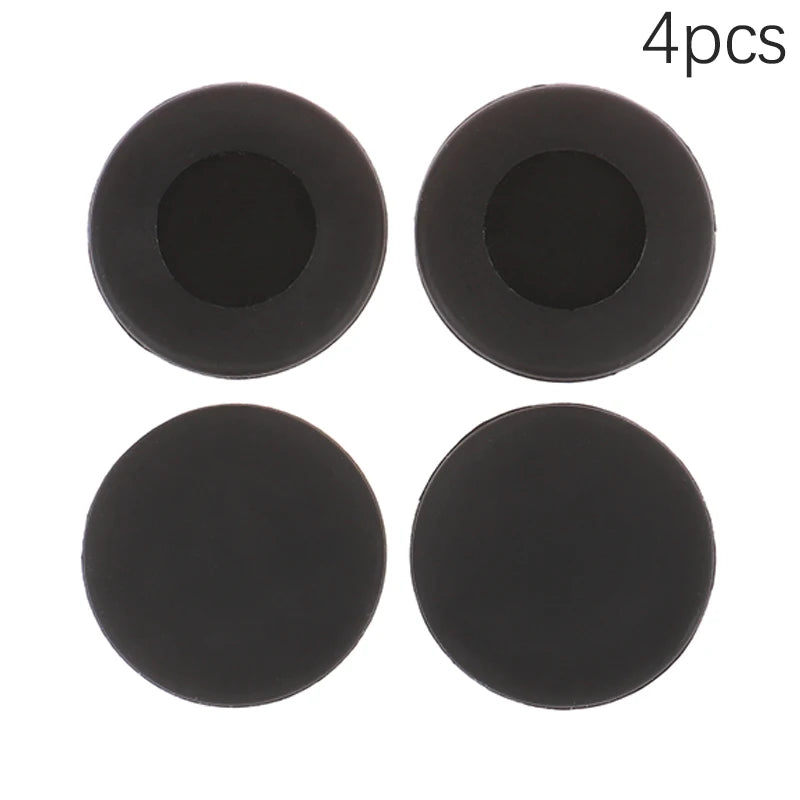 4-Pack Silicone Stethoscope Head Cover & Diaphragm Protector Stethoscope Accessories QXL Black
