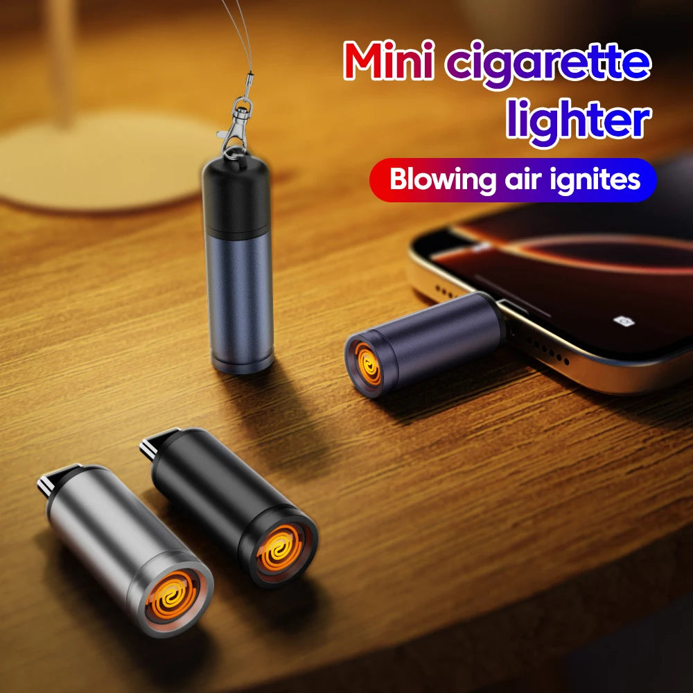 Mini USB-C Electric Arc Lighter | Windproof Auto Shut-Off USB-C Arc Lighter QXL