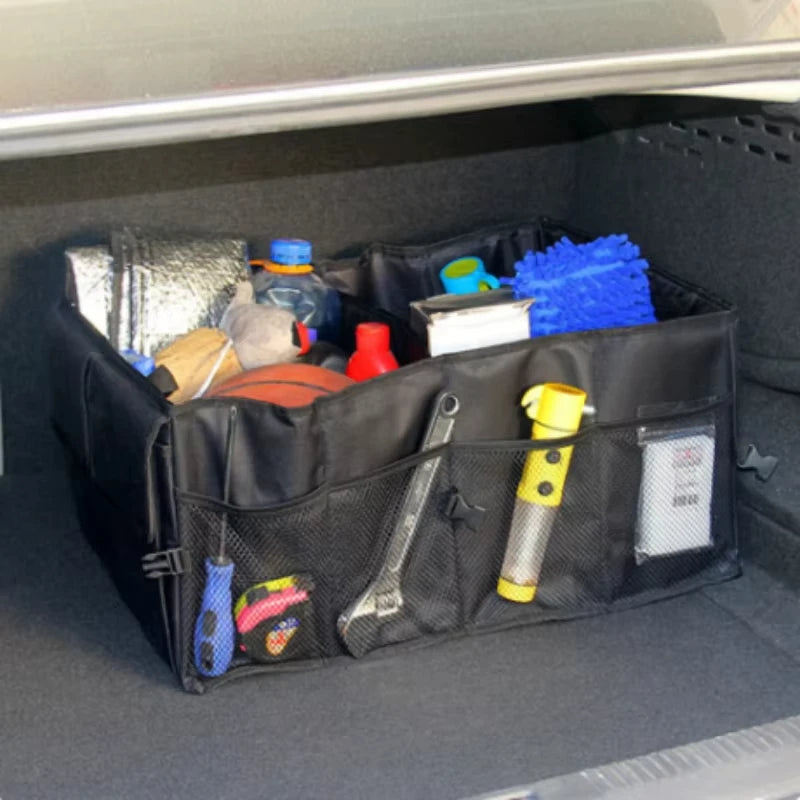 Collapsible Car Trunk Organizer | Large Oxford Storage Box Car Trunk Organizer QXL