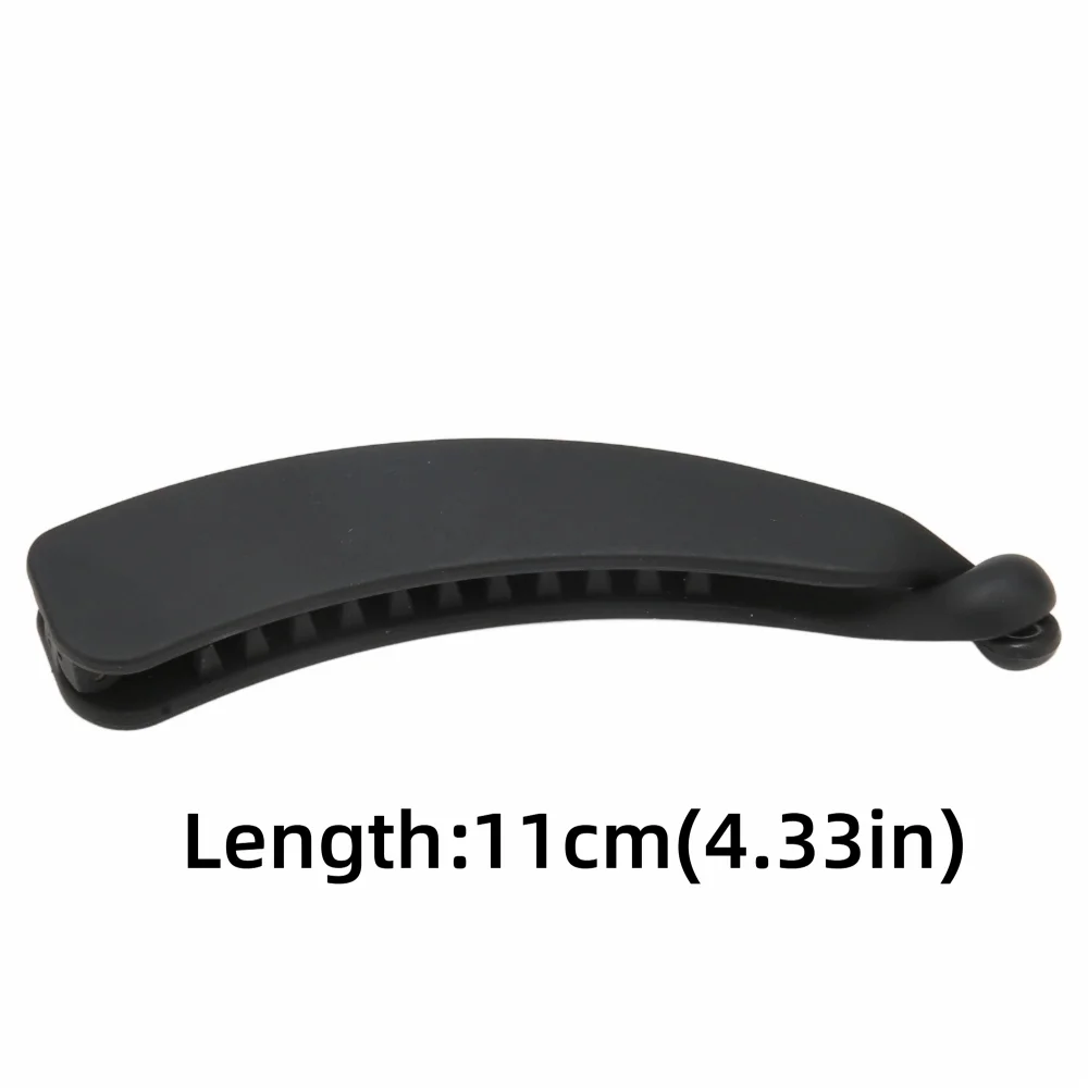 10-Pack Black Banana Hair Clips | Flexible Ponytail Holder Banana Hair Clip QXL