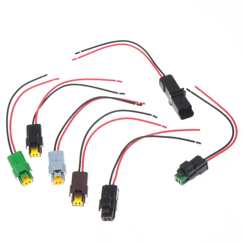 2-Pin Waterproof Plug Connector Male Female | Car Motorcycle Waterproof Wire Connector QXL