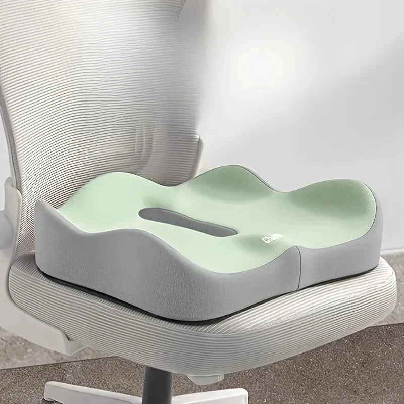 2-Pack Memory Foam Seat & Lumbar Support Cushion Set Seat Cushion Set QXL