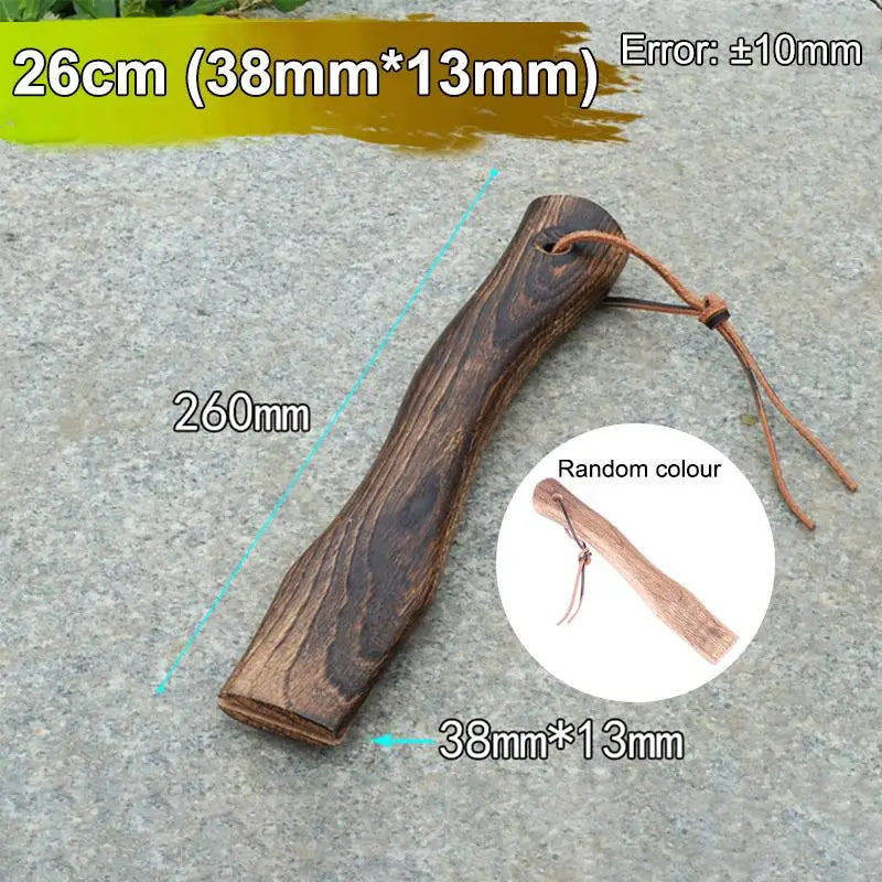 Solid Wood Axe Handle 35cm | Short Replacement Handle Axe Handle QXL 26cm