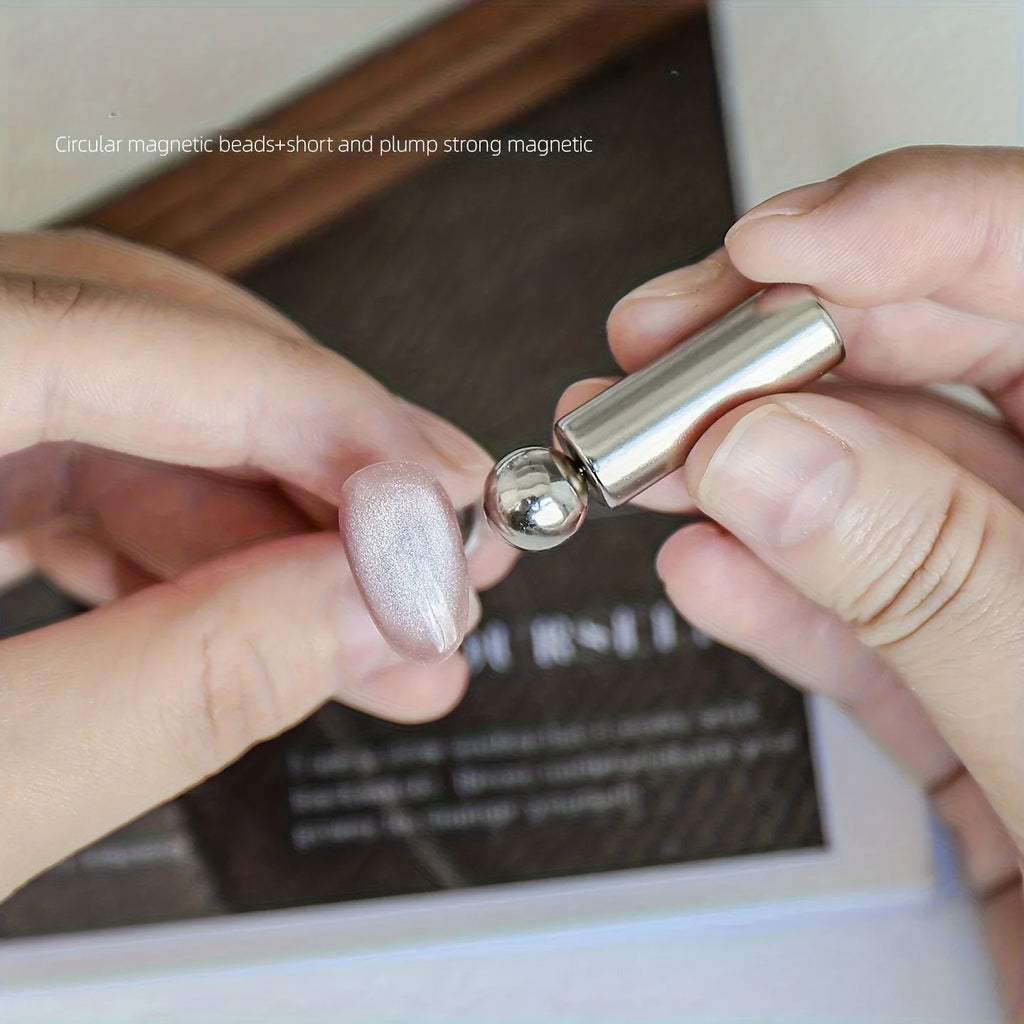 Double-Head Cat Eye Nail Magnet Stick | 3D Gel Art Tool Nail Art Magnet QXL