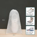 10-Pack Non-Woven Drawstring Shoe Storage Bags | Closet Organizer Shoe Storage Bags QXL B359 S-10pcs