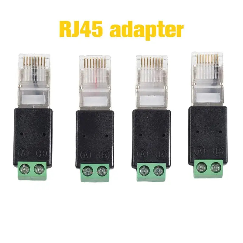 RJ45 to RS485 Converter Adapter | Terminal Block for Monitoring Signal Converter Adapter QXL