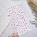 Y2K Retro 5D Nail Stickers | Hearts, Stars & Polka Dots