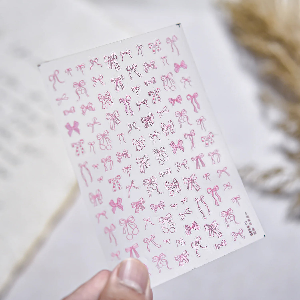 Y2K Retro 5D Nail Stickers | Hearts, Stars & Polka Dots