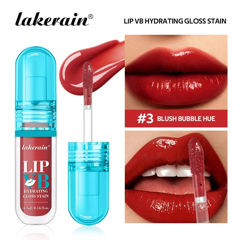 Lakerain Hydrating Lip Gloss Stain | 12HR Moisture & Colour Lip Gloss Stain QXL