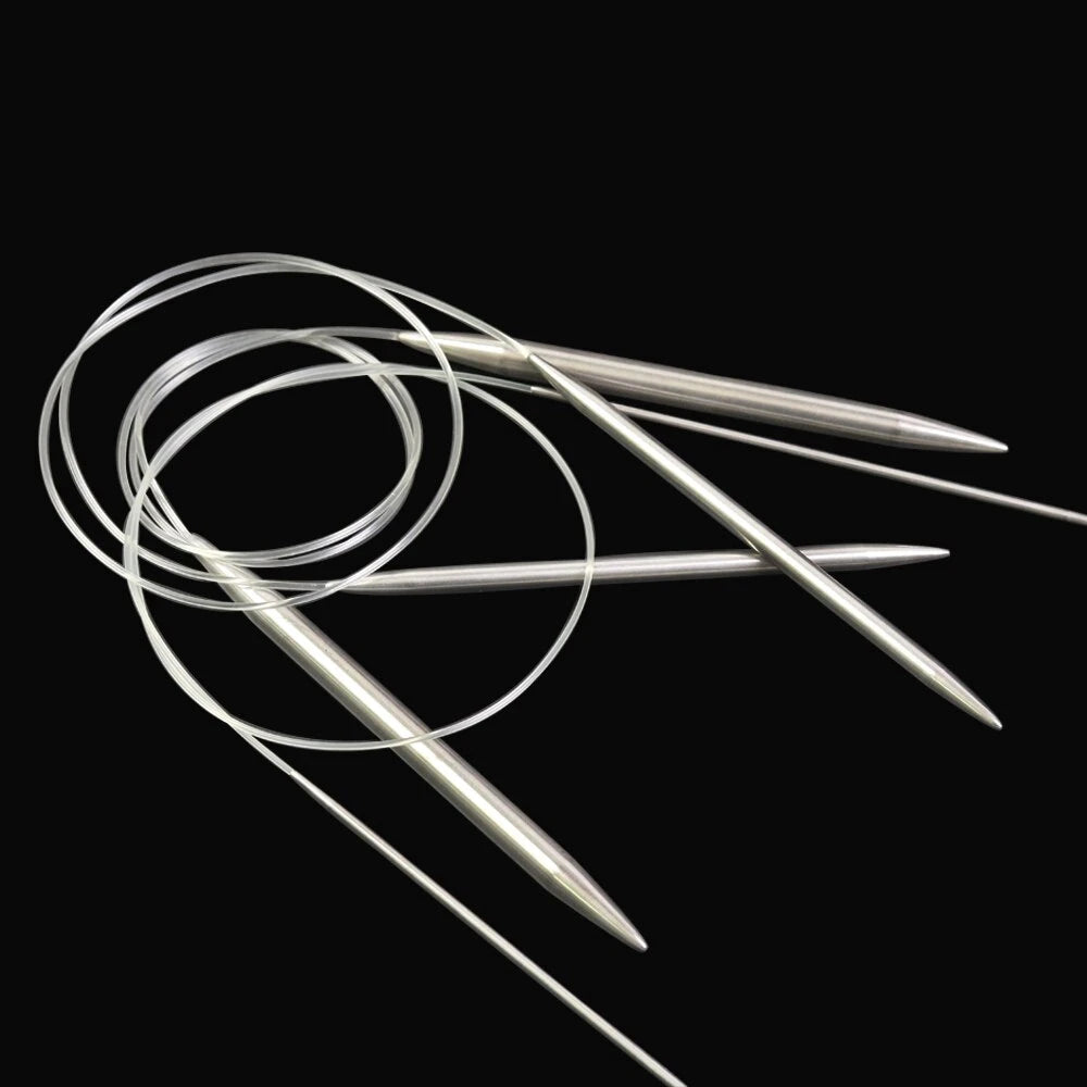 Stainless Steel Circular Knitting Needles 3mm 4.5mm 9mm Circular Knitting Needles QXL
