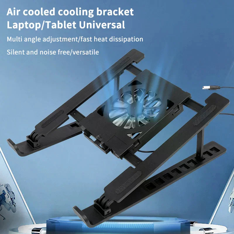 Foldable Laptop Cooling Pad with Fan & Elevated Stand Laptop Cooling Stand QXL