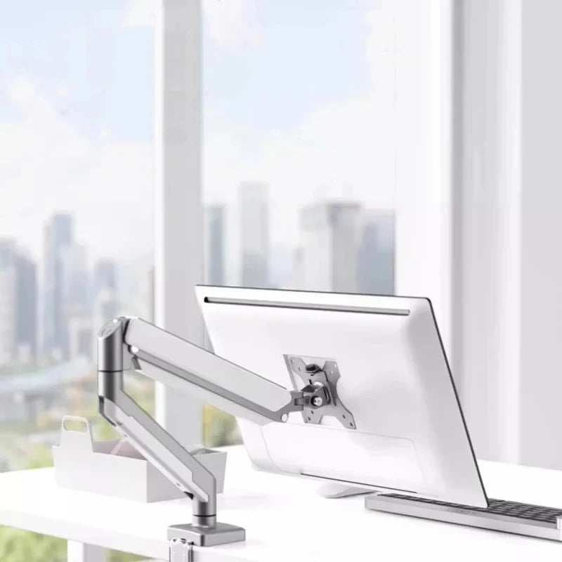 Gas Spring Monitor Arm | Full Motion 13–32" Desk Mount Monitor Arm Mount QXL
