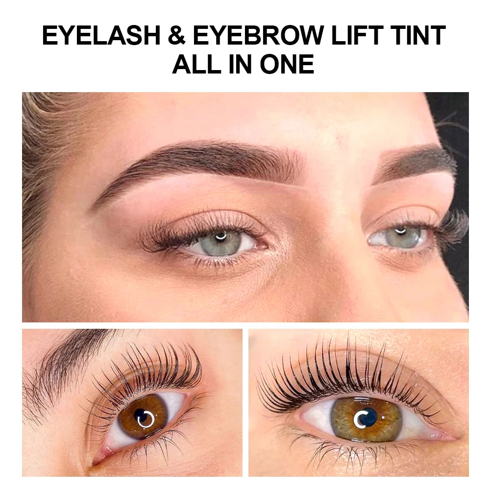 Lash Lift & Brow Lamination Tint Kit – Complete At-Home Set Lash & Brow Lift Kit QXL