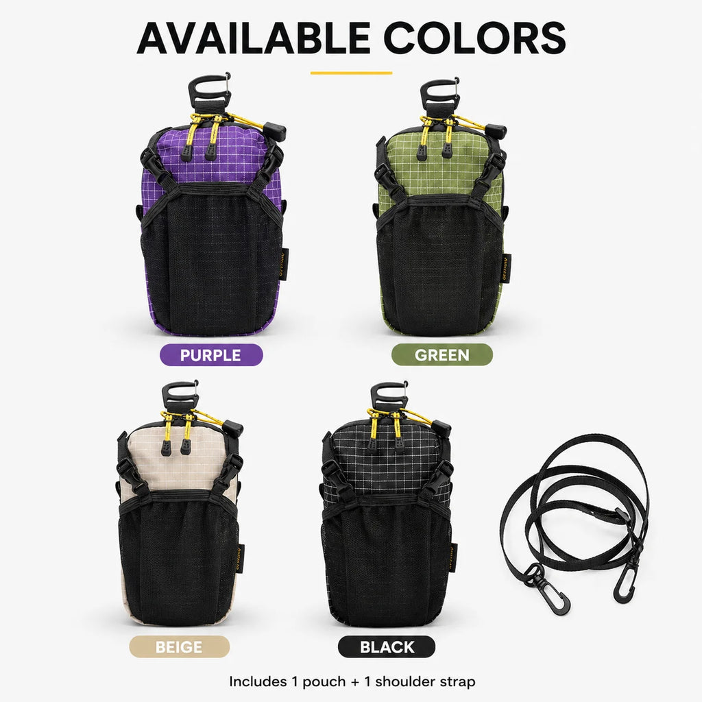 Outdoor Hiking Pouch | Backpack Strap Bottle & Phone Bag Outdoor Hiking Pouch QXL