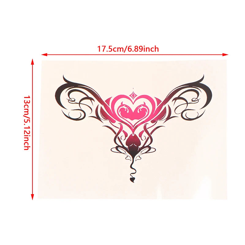 Waterproof Wing Temporary Tattoo Sticker | Leg Arm Back Temporary Tattoo Sticker QXL