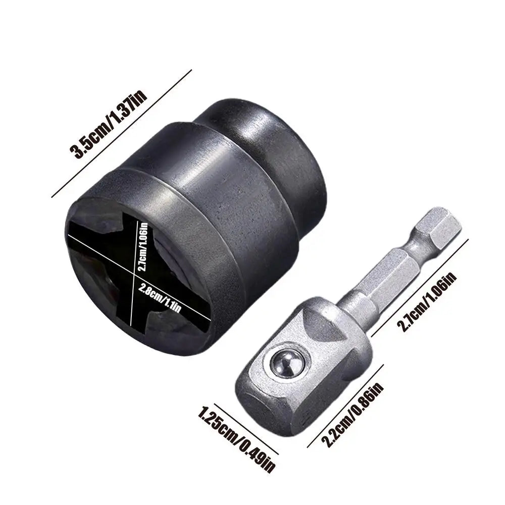 Universal Scissor Jack Adapter | Drill & Impact Wrench Socket Jack Adapter Tool QXL 1pcs
